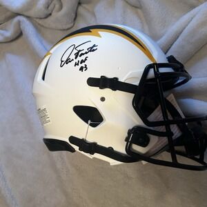 Dan Fouts Signed Chargers Full-Size Authentic On-Field Lunar Eclipse Helmet Read